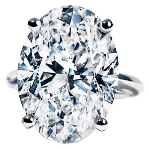GIA Certified 11.02 Carat Oval Cut Diamond Ring | VS1 Clarity | H Color | Majestic Brilliance