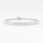 18-Carat Oval Diamond Tennis Bracelet | VVS-VS Natural Diamonds | Legacy Diamonds