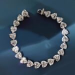 26-Carat Heart Diamond Tennis Bracelet | VVS-VS Natural Diamonds | Legacy Diamonds