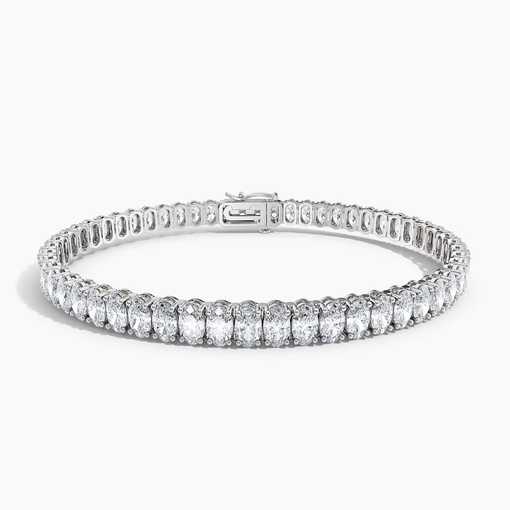 26-Carat Oval Diamond Tennis Bracelet | VVS-VS Natural Diamonds | Legacy Diamonds