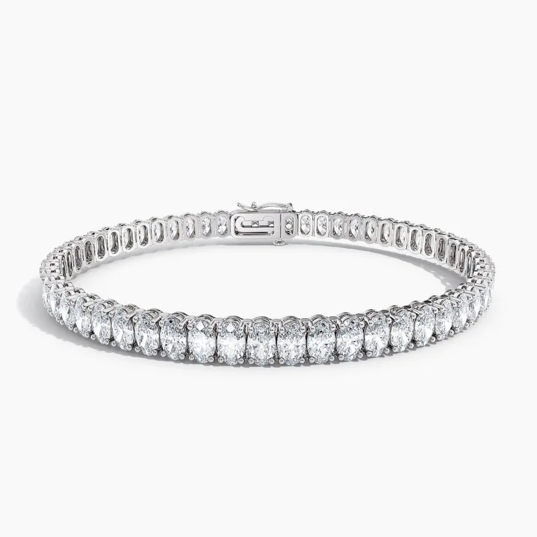 26-Carat Oval Diamond Tennis Bracelet | VVS-VS Natural Diamonds | Legacy Diamonds