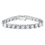 28-Carat Round Diamond Tennis Bracelet | VVS-VS Natural Diamonds | Legacy Diamonds
