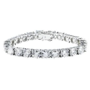 28-Carat Round Diamond Tennis Bracelet | VVS-VS Natural Diamonds | Legacy Diamonds