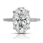 GIA Certified 5.01 Carat Oval Cut Diamond Ring | VS2 Clarity | I Color | Timeless Elegance