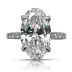 GIA Certified 5.02 Carat Oval Cut Diamond Ring | VS2 Clarity | F Color | Timeless Luxury