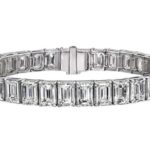 54.52-Carat Emerald Cut Diamond Tennis Bracelet | VVS-VS Natural Diamonds | Legacy Diamonds