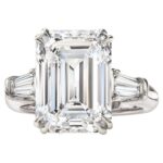 GIA Certified 5.02 Carat Emerald Cut Diamond Ring | VVS1 Clarity | H Color | Timeless Sophistication