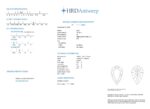 HRD Certified 10.05 Carat Pear Cut Diamond Ring | SI2 Clarity | J Color | Majestic Brilliance - Image 2