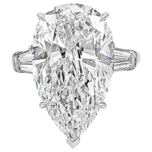HRD-Certificate-4.01-Carat-Pear-Cut-Diamond-Ring-VVS2-Clarity-I-Color-Timeless-Sophistication