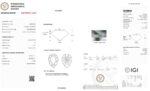 IGI Certified 6.01 Carat Pear Brilliant Cut Diamond Ring | VS1 Clarity | H Color | Exceptional Elegance - Image 2