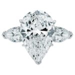 IGI Certified 6.01 Carat Pear Brilliant Cut Diamond Ring | VS1 Clarity | H Color | Exceptional Elegance