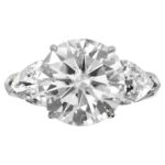IGI Certified 6.01 Carat Round Brilliant Cut Diamond Ring | VVS2 Clarity | H Color | Timeless Elegance