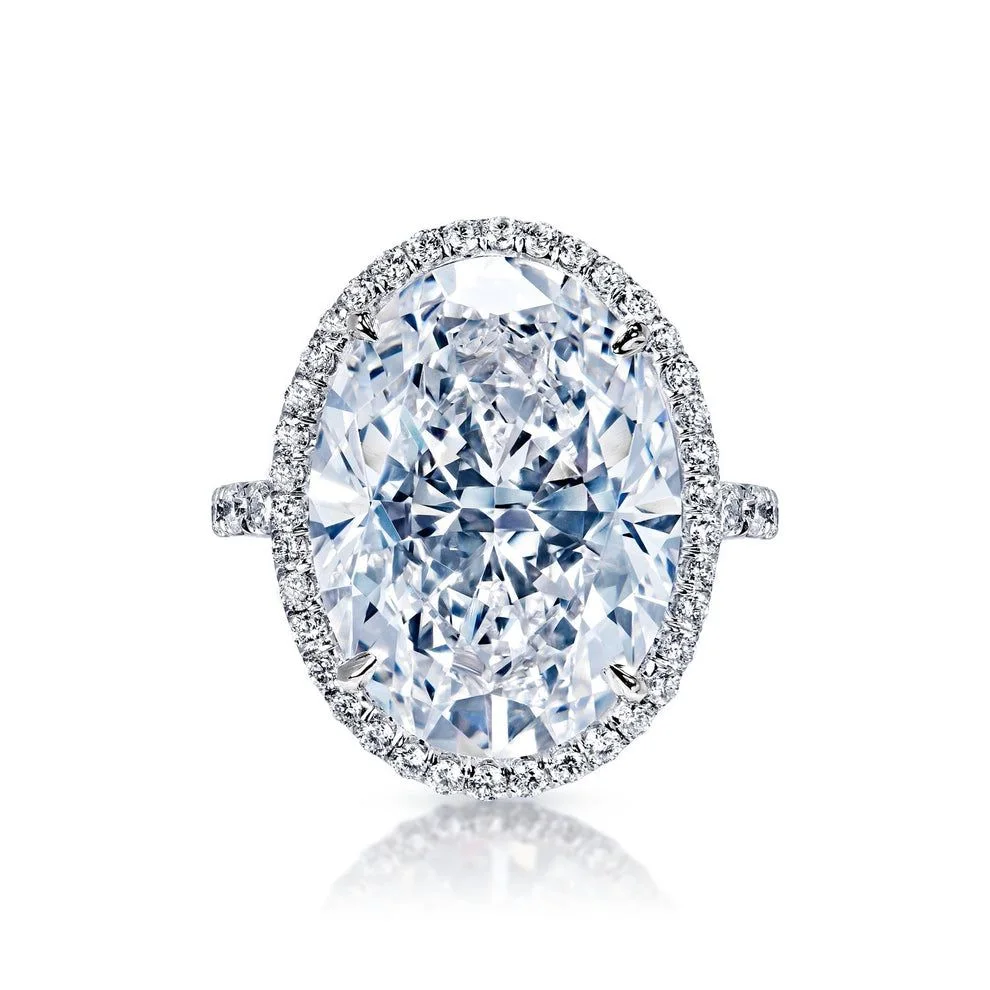 GIA Certified 5.03 Carat Oval Cut Diamond Ring | VS2 Clarity | E Color | Timeless Luxury