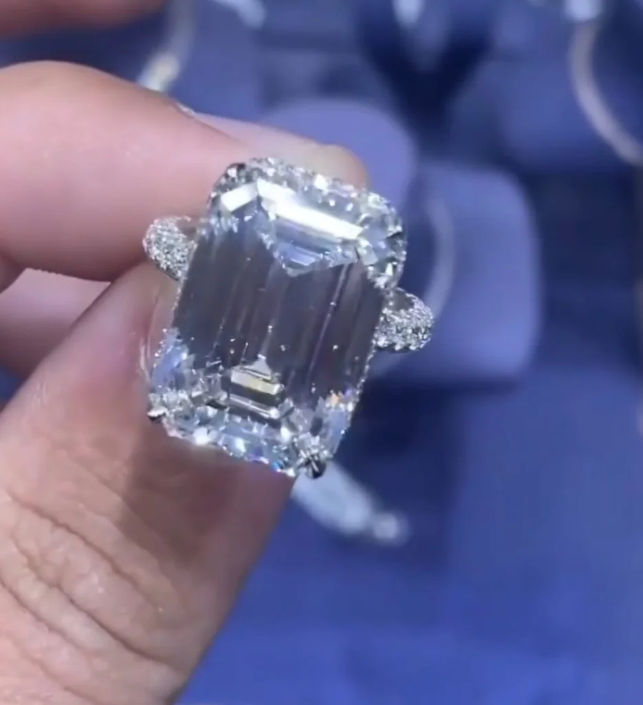 10-Carat Emerald Cut Diamond Ring | Ultimate Luxury