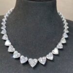 100-Carat Magnificent Heart Tennis Necklace | Legacy Diamonds