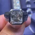 3-Carat Asscher Cut Diamond Ring | Timeless Sophistication