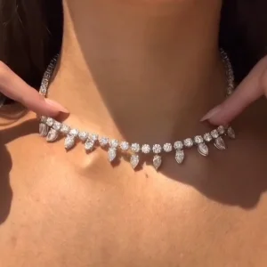 30-Carat Round and Pear Diamond Necklace | Legacy Diamonds