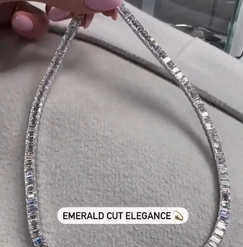 37-Carat Emerald Cut Diamond Necklace | Refined Elegance | Legacy Diamonds