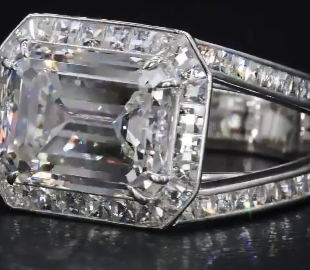 4-Carat Emerald Cut Diamond Ring | Elegant Luxury