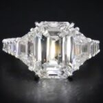 4-Carat Emerald Cut Diamond Ring | Timeless Elegance