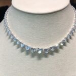 40-Carat Heart Diamond Tennis Necklace