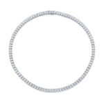 40-Carat Oval Tennis Necklace | Legacy Diamonds