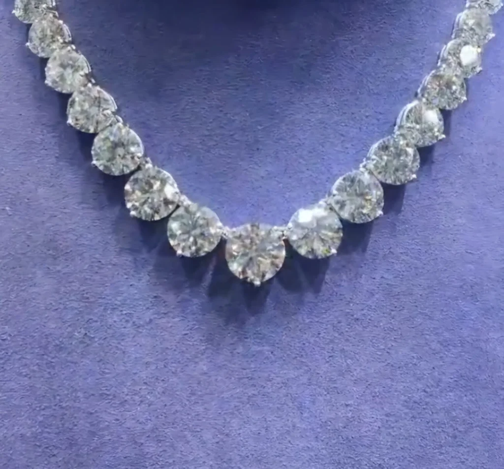 45-Carat Tennis Necklace | VVS-VS Natural Diamonds | Legacy Diamonds