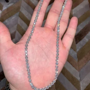 45-Carat Tennis Necklace | VVS-VS Natural Diamonds | Legacy Diamonds - 2