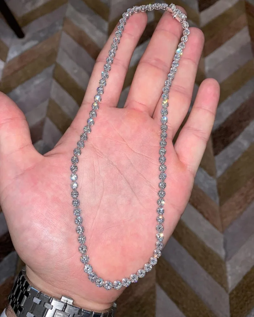 45-Carat Tennis Necklace | VVS-VS Natural Diamonds | Legacy Diamonds - 2