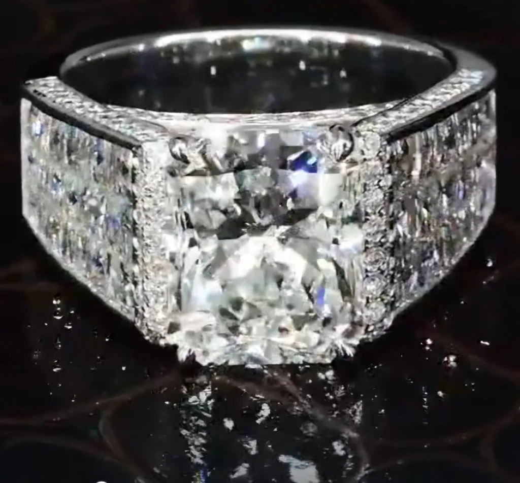 5-Carat Radiant Cut Diamond Ring | Timeless Elegance l4