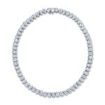 65-Carat Oval Tennis Necklace | Legacy Diamonds
