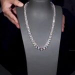 75-Carat Pear Shape Tennis Necklace | GIA, IGI, HRD Certified | Legacy Diamonds