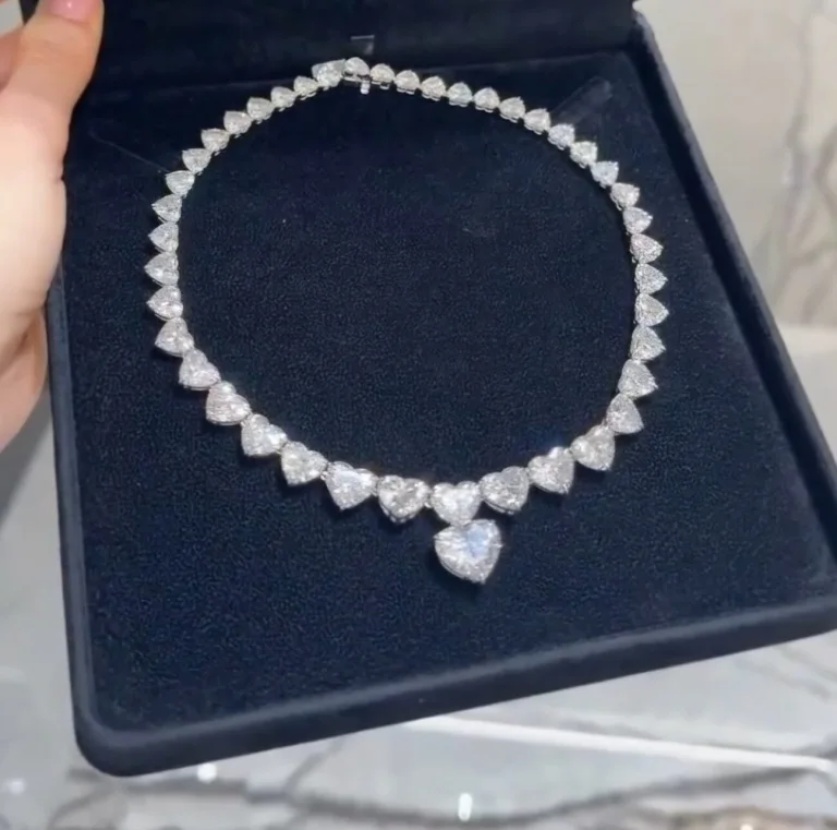 80-Carat Heart Diamond Necklace | Legacy Diamonds