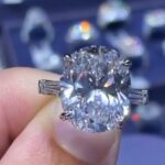 7-Carat Oval Cut Diamond Ring | Timeless Elegance