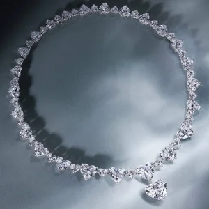 90-Carat Heart Diamond Necklace | Legacy Diamonds