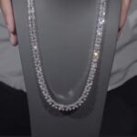 Hip Hop Necklace 80 | 80-Carat Baguette Round Diamond Statement