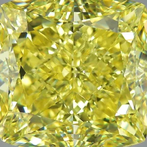 50.02-Carat Cushion Cut Fancy Yellow Diamond | GIA Certified