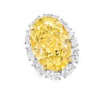 8-Carat Fancy Yellow Oval Diamond Ring | GIA Certified