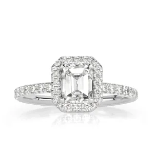 Elongated Radiant Cut 4-Carat Diamond Ring | GIA Certified