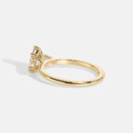 0.67 Carat Pear Statement | Champagne | 14K White Gold | Pure Sophistication | Heirloom - Image 3