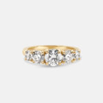 0.7 Carat Round Brilliant Statement | Brilliant White | SI | 14K White Gold - Image 2