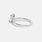 0.94 Carat Radiant Statement | Brilliant White | 14K White Gold | Graceful Brilliance - Image 2