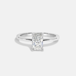 0.94 Carat Radiant Statement | Brilliant White | 14K White Gold | Graceful Brilliance - Image 3