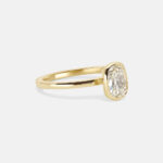 0.95 Carat Cushion Statement | Brilliant White | SI | 14K White Gold | Refined Light - Image 3