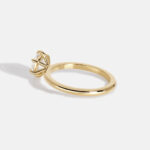 1 Carat Round Brilliant Statement | Brilliant White | 14K White Gold | Classic Charm - Image 2