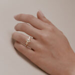 1.01 Carat Pear Statement | Brilliant White | 14K White Gold | Graceful Brilliance