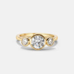 1.03 Carat Round Brilliant Statement | Brilliant White | 14K White Gold - Image 2