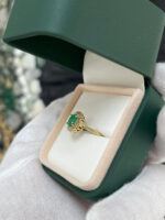 1.05 Carat Oval Halo Diamond Ring | 14K White Gold | Classic Charm - Image 5