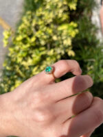 1.05 Carat Oval Halo Diamond Ring | 14K White Gold | Classic Charm - Image 8