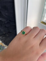 1.15 Carat Asscher Statement | 14K White Gold | Elegant Sparkle - Image 7